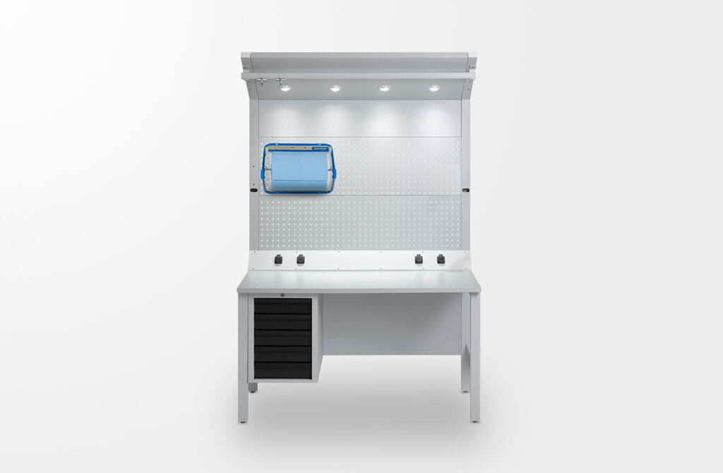 Módulo de montaje del banco de trabajo - paquete de equipamiento 2