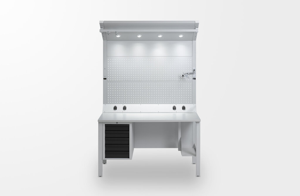 Módulo de montaje del banco de trabajo - paquete de equipamiento 1