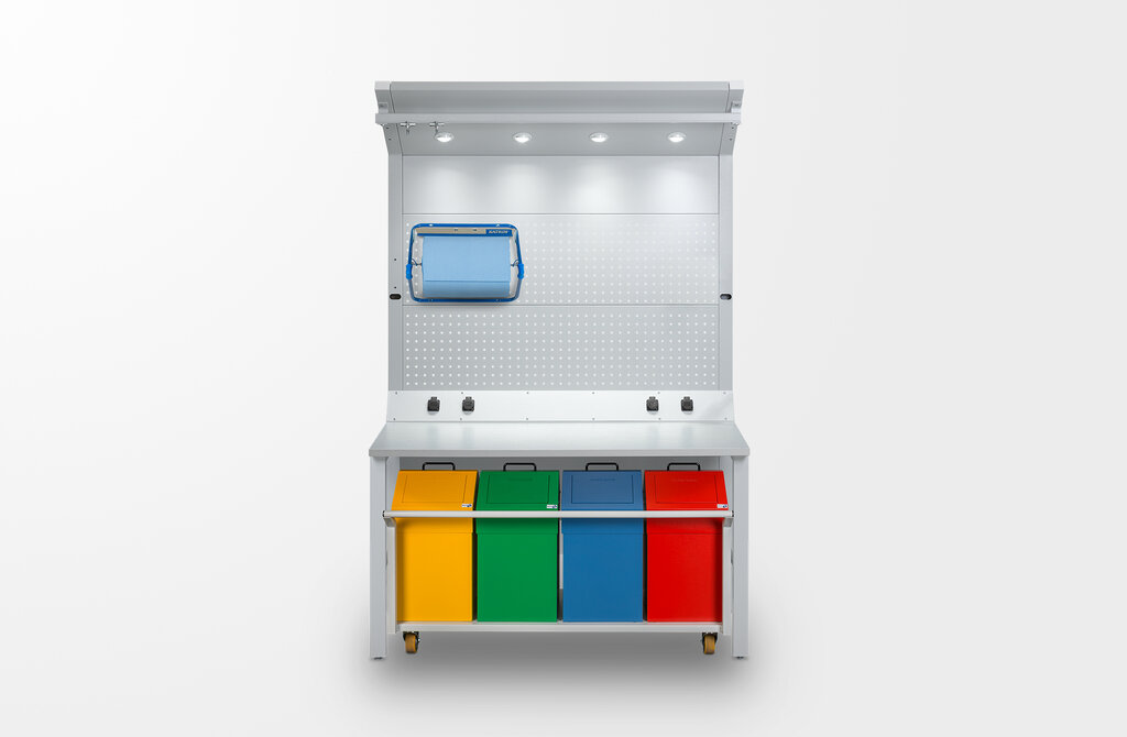 Módulo de montaje del banco de trabajo - paquete de equipamiento 4